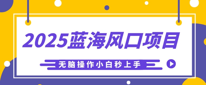 2025蓝海风口项目，利用AI工具一键生成儿童益智早教视频，无脑操作小白秒上手，轻松日入5张-轻创项目网